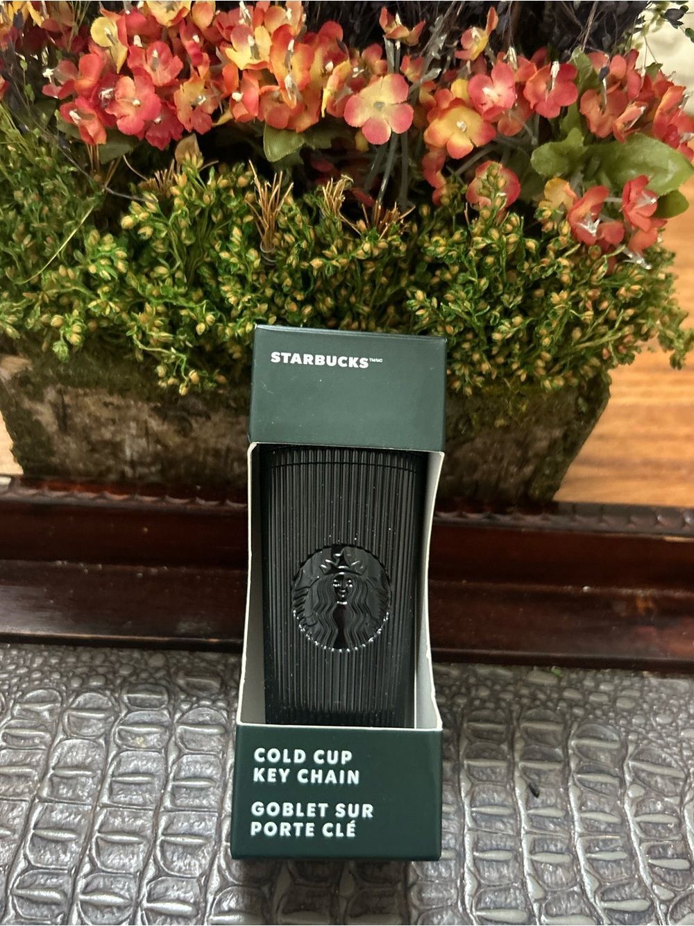 Starbucks Black Cold Cup Keychain Mini Tumbler Accessory Charm